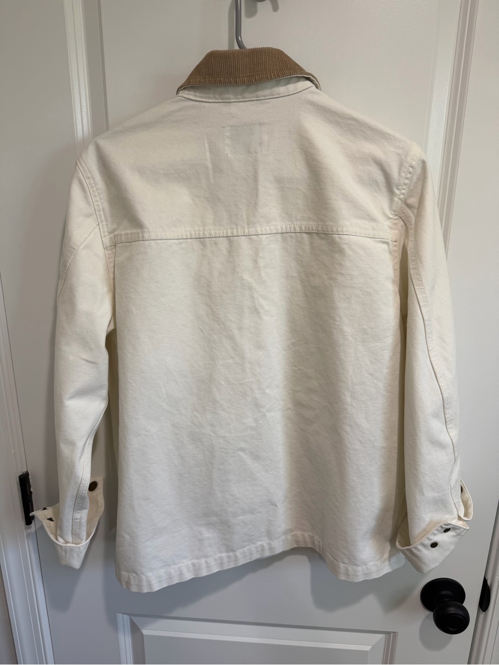 Aritzia TNA Cream Barnett Chore lightweight Canvas Jacket - Picture 5 of 6